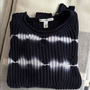 Autumn Cashmere Tie dye cotton sweater